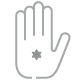 Mudra Abhaya Hand Symbol