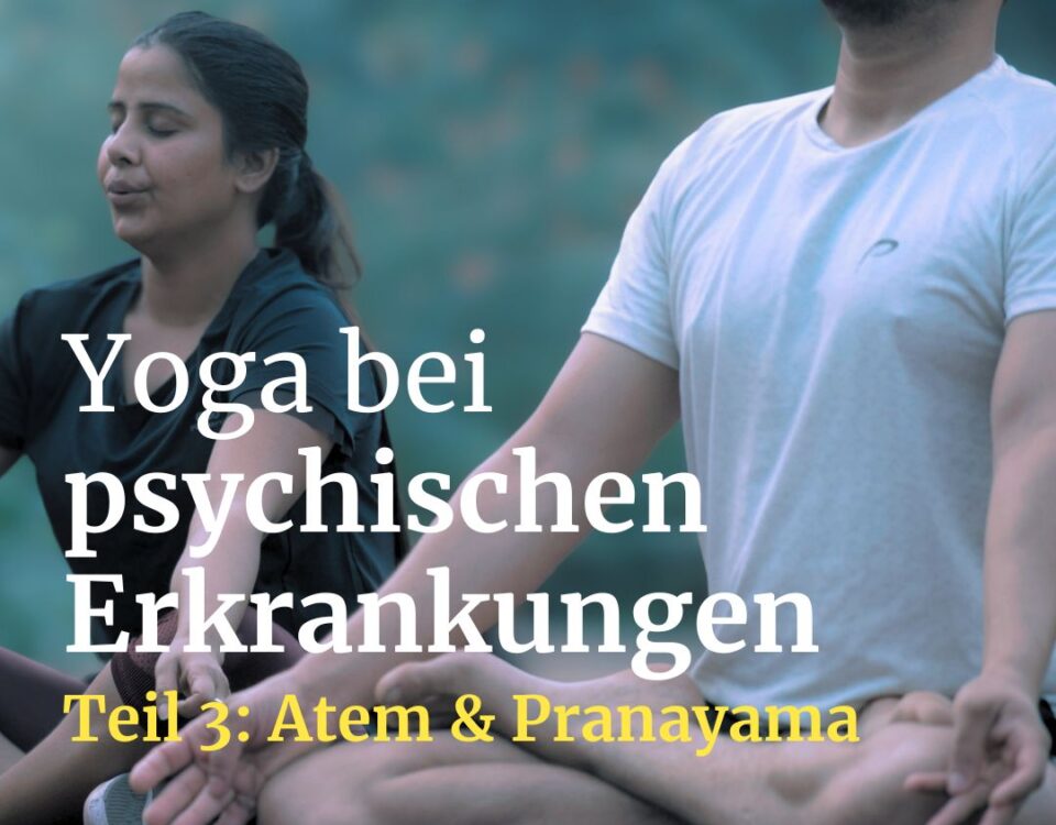 ein Mann und eine Frau praktizieren Pranayama